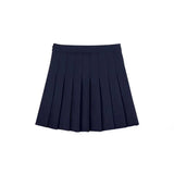 Slim Fit Bow Short Sleeve Jk White Sjhirts Women+ Y2k E-Girl High Waist Ruched Skirts 2024 Summer New Two Piece Sets-Outfit