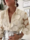 Southeast Asia Station 2024Wish Perspective Net Embroidered Long-Sleeved Shirt-Outfit