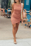Ruched Sheath Mini