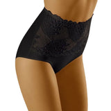 Underwear Women Panties Sexy High-Waist Waves Lace Briefs Cotton Translucent High-Elasticity Female Underpants