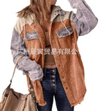 The Ins Autumn Hot Selling Coat Cotton Do Old Wind Double Pocket Hat Boyfriend Wind Coat-Outfit