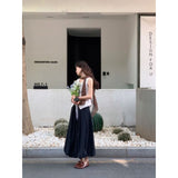 Fongt Atmosphere Is Simple To Wear A Vest Top In The Long And Elegant Temperament Casual Half-Dress Women's Suit