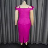 Fongt Sexy Bow Spiked Sling Skirt Christmas Party Sweet Spicy High-Waist Dress Dresses
