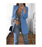 Women's Blazers Jacket Plus Size 4XL 5XL Spring Autumn Jacket Oversize for Woman Office Long Sleeve Coat Casual Clothes
