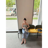 Fongt Retro Print Tset Coat Woman 2025 Summer Pure Temperament Holiday High Waist Half-Dress Skirt Set