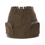 Fongt New Locomotive Three-Dimensional Pocket Personality Skirt Short Skirt 5 Color Optional 1651