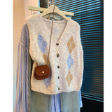 Fongt Lingite V-Neck Knitted Vest Women's New Autumn 2025 Shawl Outside The Top Loose Vest