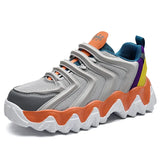 Fashion Men Sneakers Breathable Mesh Running Shoes for Men Thick Bottom Sports Shoes Outdoors Comfortable Walking