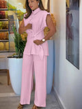 Fongt Casual Shirt Suit Women's Clothing
