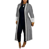 Fongt Autumn And Winter New Women's Coat Long Sleeve Splicing Loose Commuter