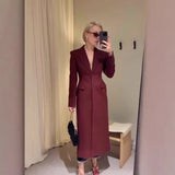 Fongt Women's Clothing 2025 Fashion Women's Decoration Temperament Long Coat