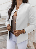 Fongt Burst Long Sleeve Rebuttoned Small Suit Short