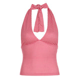 Fongt Cloth Forget Sweet Hot Storm Point Hanging Neck Smear Vest Hottie Design Wooden Ear Hem Repair Sling Sling Coat
