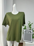 Fongt Cotton Collar Solid Color T-Shirt Girl 2025 Spring And Summer New Hot Cotton Short-Sleeved Top