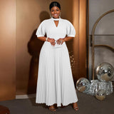 Fongt Half-Necked Hollow Elegant Dress High-Rise Temperament Party Party Elegant Dress
