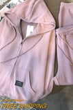 Oversize Sports Casual Two-piece Suit Women Spring Autumn Hoodies Sweatshirts Sets Female Loose Thin Trousers 2-piece