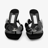 Fongt Mint Green With Skirt Slippers And Fairy Shoes Fashion Wear 2025JC New French Cool-Dragging Black Sandals