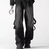 Fongt And Autumn High-Rise Jeans 2025 Winter New Design Oversize Handsome Couple Trousers