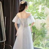 Fairy Evening Dress Female Graduation Art Exam Light Luxury Small High-End Adult Ceremony Host Piano Performance Performance Clothes