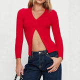 Fongt Summer New Striped Cross Hanging Neck Sexy Knitting Bottom Bra Wear Vest Women's Clothing