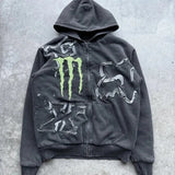 Fongt Windbreaker Embroidery 2050 # Windproof Jacket Zipper Jacket ()