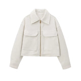 Fongt Women's Fashioned Clip Pocket With Long Sleeve Jacket Jacket In Fall 2025 3046288