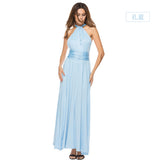 Style Multi-Wear Multi-Rope Cross-Back Sexy Bandage Dress Long Dress-Outfit