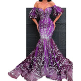 Fongt 2025 Women's Dress With Boobs Thorny Dress Stitched With Fishtail