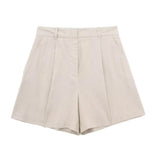 Vest 9929521 Blended High Waist Casual Shorts 9929421 Suit-Outfit