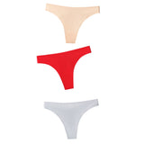 Seamless Panties Women Briefs Nylon Ultra-thin G-string Thongs Low Rise Lingerie Ice Silk Briefs Lady Underwear Plus