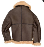 Fongt New Fur Integrated Men's Coat With Thick Hair Imitation Leather Jacket Burst