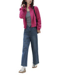 Fongt Sense Simple Collar Jacket 2025 Spring And Autumn Dopamine Eye-Catching Basis Simple Waffle Coat Woman