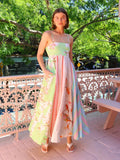 Fongt Years New Sling Graffiti Print Large Hem Dress-88245-Outfit
