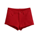 Trendy Women's Wear In Summer, A New Style Of Spicy Girls' Style, High Elasticity, Sexy Low-Waist Hot Pants, Buttocks And Hip Shorts.-Outfit