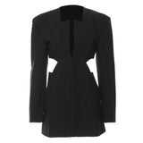 Fongt 2025 OL Side-Lup Body Delicate Tailoring Personality Fashion Jacket Suit 1583