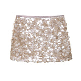 Fongt Women's Autumn And Winter Temperament Light Fashion New Party Squin Mini Skirt