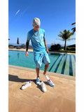 Hip Hop Men's And Women's Alphabet Printed Loose Short-Sleeved Blouse Men's Summer Trend Card Leisure Sports-Outfit
