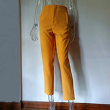 Casual High Waist Pure Color