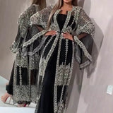 Fongt New Women's Hot Dress Sexy Dress Shawl Banquet Evening
