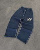 Fongt Grip Velvet Embroidered Sweatpants Trapstar Letter Casual Street Youth Plus Trousers