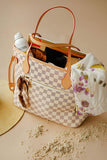 Tote Handbag with Clutch Wallet 703-0-Outfit