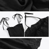 Women Sleeveless Holiday Beach Sexy Solid Bandage Summer All-match Ulzzang Streetwear Elegant Classy Fashion Vestidos