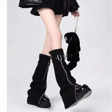 Fongt Spliced Leopard-Print Denim Shorts Female Low-Waisted Tight Y2k Millenium Gynya Yam Ultra-Short Hot Pants