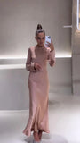 Fongt 2023 The New Solid Color Leisure Home Slim Slim Dress Woman-Outfit