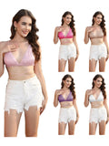 Summer Fashion Sexy Hot Bare-Back Strapped Sequined Bikini Vest-Outfit