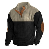 Fongt And Winter New Men's Outdoor Jacket Corduroy Leisure Collar Long Sleeves