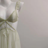 Fongt Pajamas With Thoracic Mat Girl Small Breast Mesh 2025 New Pure Esacin Sling Aja Sycoat Thin
