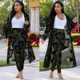 print long sleeve cardigan pants summer two piece set long cardigan pants 2 piece set summer women's suits loose