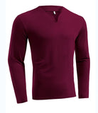 Fongt New Hot Fitness Plus-Size Sports T-Shirt Men's Elastic Comfortable Long-Sleeved Autumn