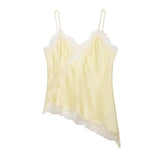 Fongt Women's 2025 Summer New Fashion Sexy Lace Decoration Underwear Blouse 5919105